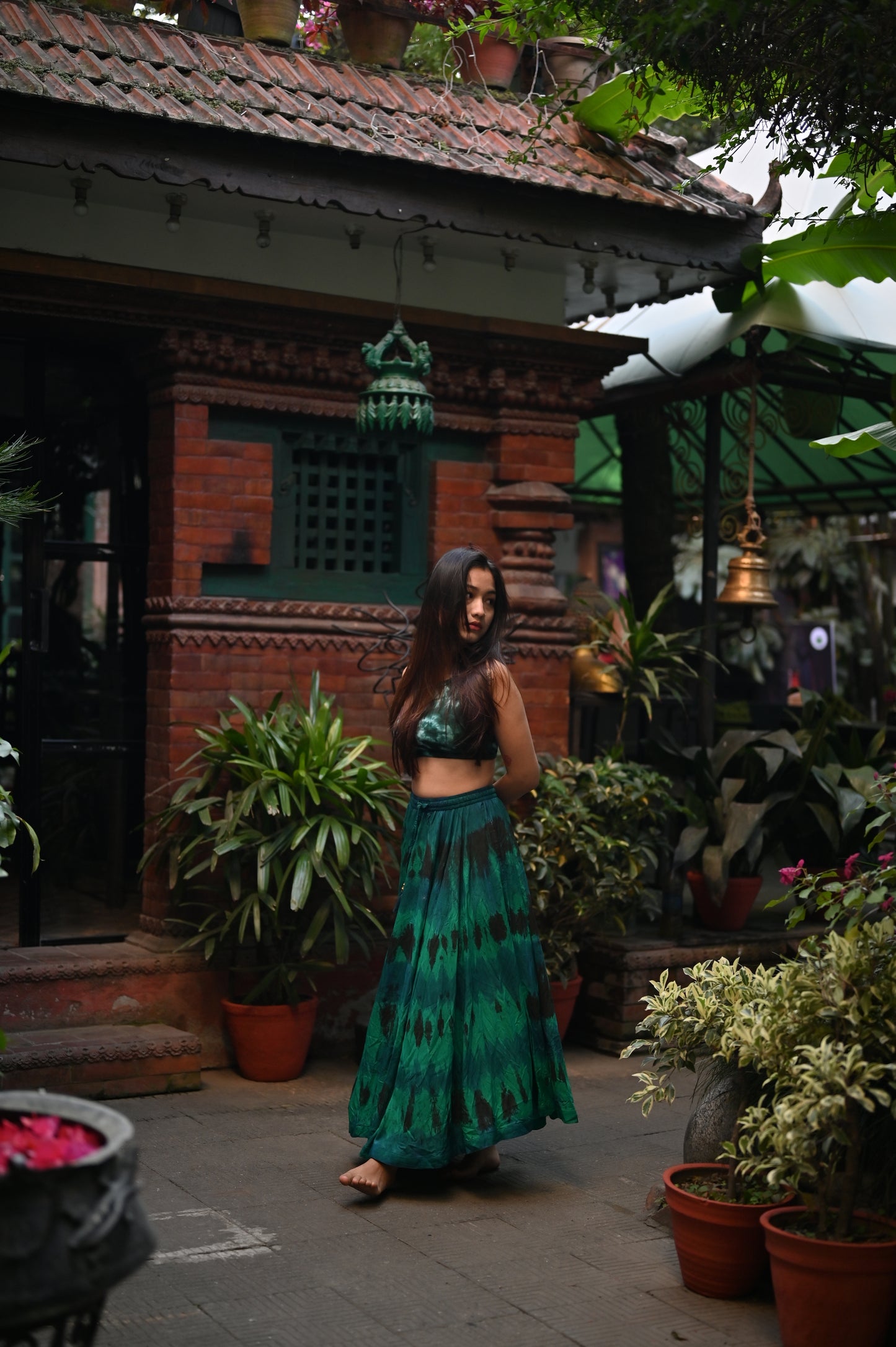 Tie Dye Top and Skirt Set
