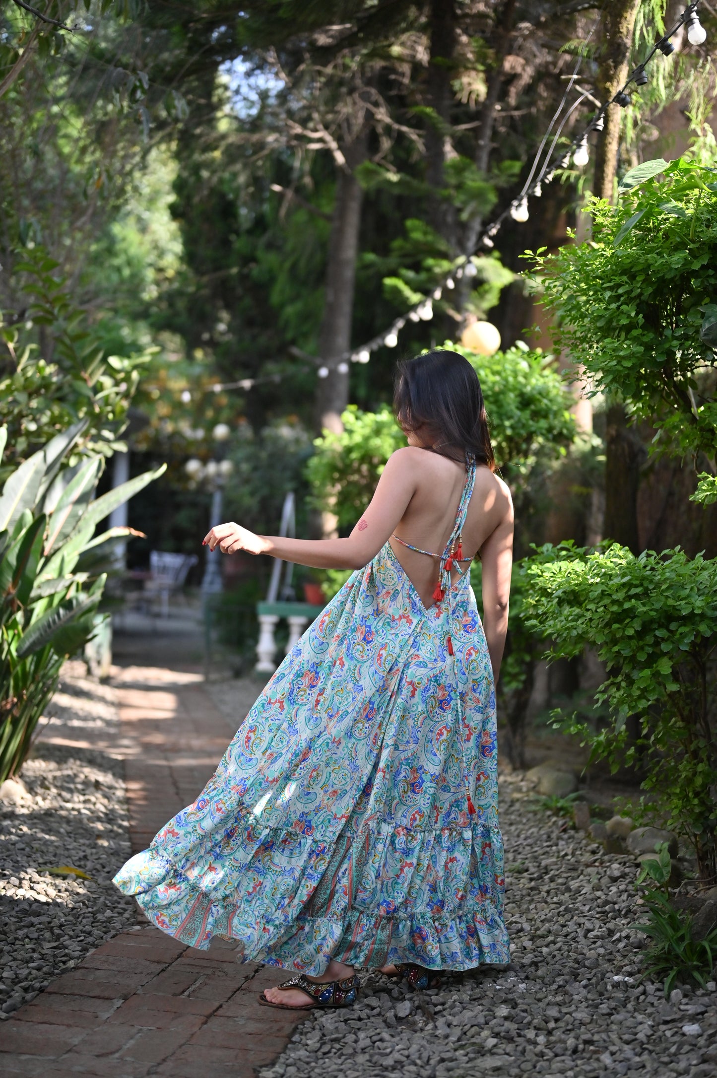 Backless Maxi Dress